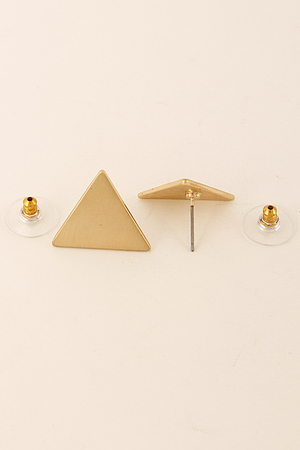 Trendy Thin Triangle Earrings 6CAB10